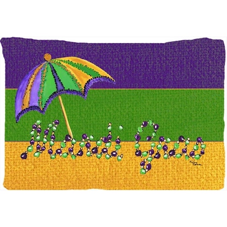 Micasa 20.5 x 30 in. Mardi Gras Moisture Wicking Fabric Standard Pillowcase MI54534